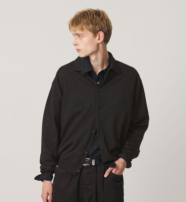 BEAUTY&YOUTH UNITED ARROWS「ハイブリッド ウール ポロジャケット ウォッシャブル」|カーディガン|