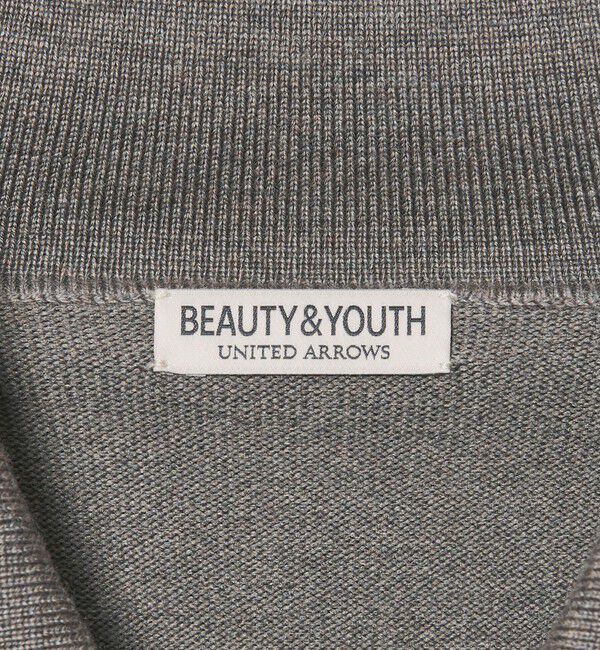 BEAUTY&YOUTH UNITED ARROWS「ハイブリッド ウール ポロジャケット ウォッシャブル」|カーディガン|
