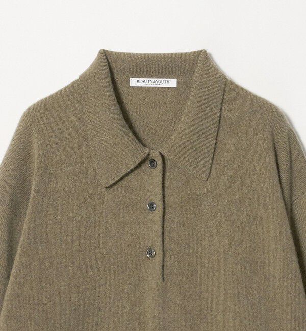 BEAUTY&YOUTH UNITED ARROWS「ウールカシミヤ ポロニット ウォッシャブル」|ニット・セーター|