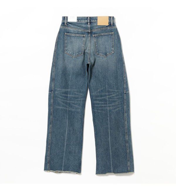 BEAMS SELECTION for WOMEN「B SIDES / RELAXED CUFFED LASSO デニムパンツ VISTA BLUE」|デニム|
