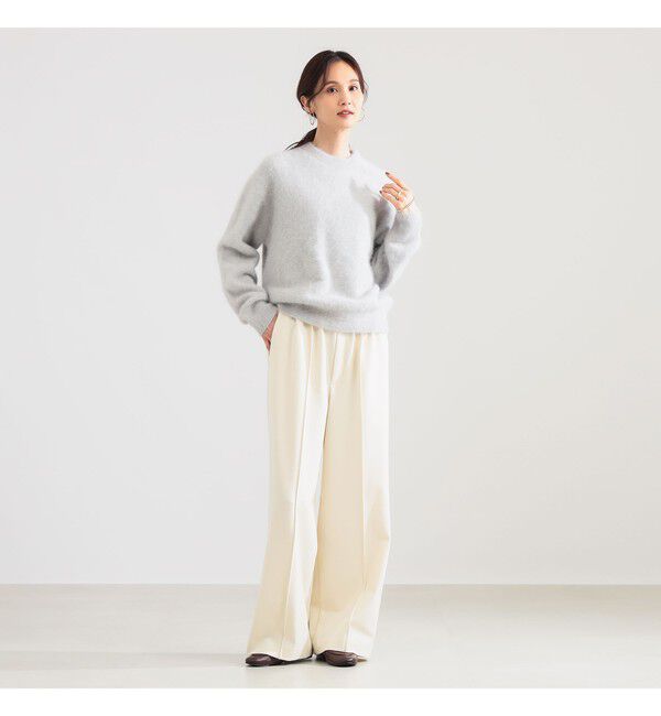 Demi-Luxe BEAMS 「ヤク フォックス ロングスリーブ プルオーバーニット」|ニット・セーター|