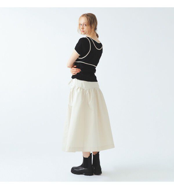 Ray BEAMS 「パイピング タンクトップ レイヤー Tシャツ」|Tシャツ・カットソー|