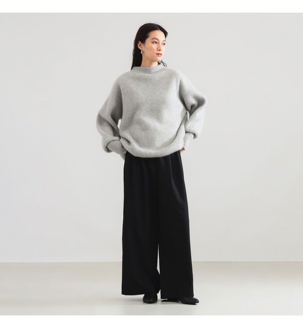 BEAMS SELECTION for WOMEN「【別注】BATONER &times; Demi-Luxe BEAMS / カシミヤフォックス ボートネック ニット」|ニット・セーター|