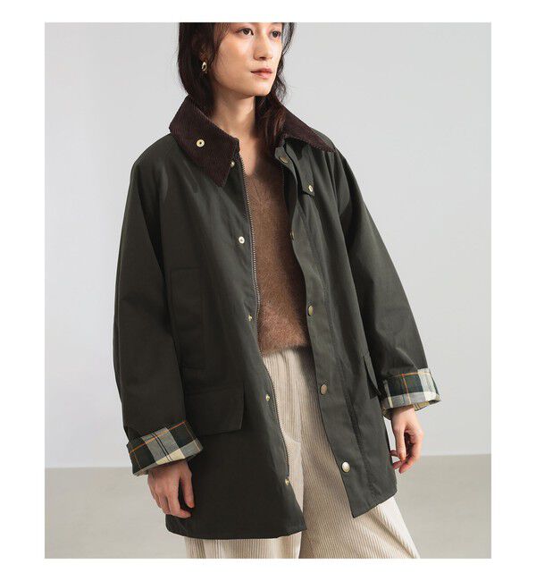 BEAMS SELECTION for WOMEN「【別注】Barbour &times; Demi-Luxe BEAMS / BEDALE ジャケット」|ブルゾン・スタジャン|