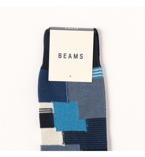 BEAMS「パッチワーク ソックス」|ソックス|