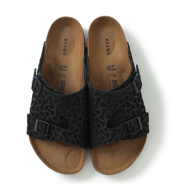 BEAMS「【別注】BIRKENSTOCK / Zurich BONE PATTERN BLACK」|サンダル|