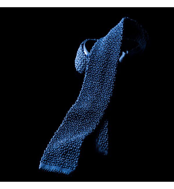BEAMS PLUS「Cotton Knit Tie Solid」|ネクタイ・蝶ネクタイ|NAVY