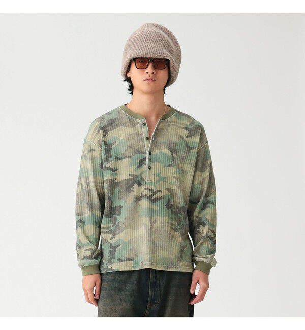 BEAMS「ヘンリーネック Tシャツ」|Tシャツ・カットソー|