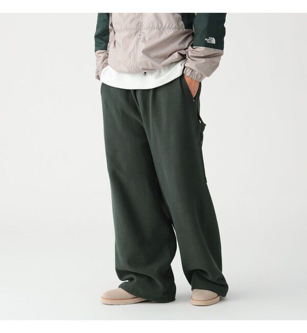 BEAMS「【別注】Champion / リバースウィーブ（R）ワイド ペインターパンツ」|チノ|BLACK