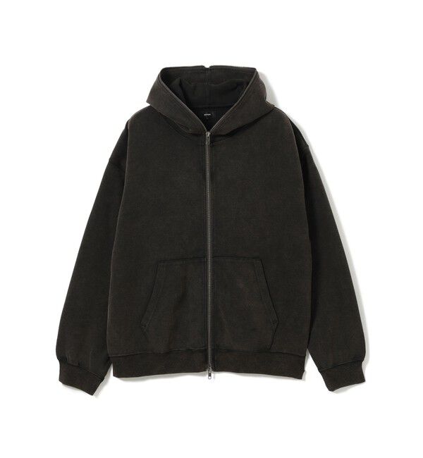 BEAMS「フェード フルジップ フーディ」|スウェット・ジャージ|CHARCOAL.G