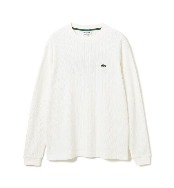 BEAMS「BEAMS｜【別注】LACOSTE / ロゴ サーマル Tシャツ」|Tシャツ・カットソー|