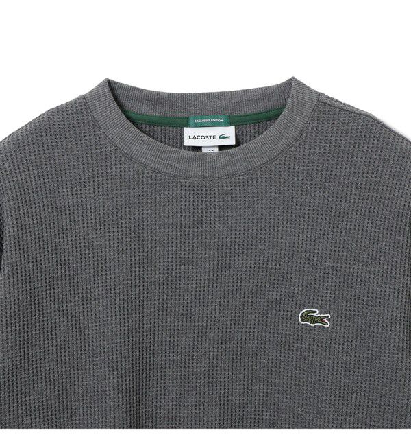 BEAMS「BEAMS｜【別注】LACOSTE / ロゴ サーマル Tシャツ」|Tシャツ・カットソー|