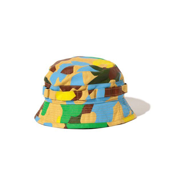 BEAMS PLUS「Jungle Hat 2 Supima Herringbone on Big Camo Print」|その他|BEIGE