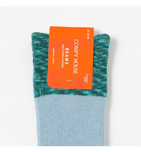 BEAMS「【別注】COMFY HOUSE / Slub Line Socks」|ソックス|
