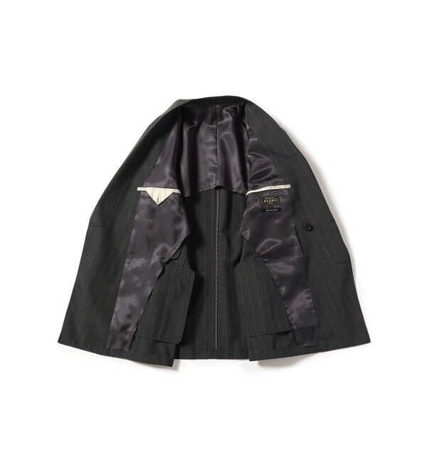BEAMS PLUS「4B Double Breasted Blazer Wool Stripe」|テーラードジャケット|