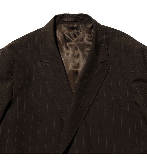 BEAMS PLUS「4B Double Breasted Blazer Wool Stripe」|テーラードジャケット|