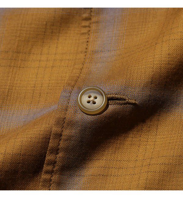 BEAMS PLUS「4B Cuffs Jacket Washble Wool Ombre Plaid」|テーラードジャケット|