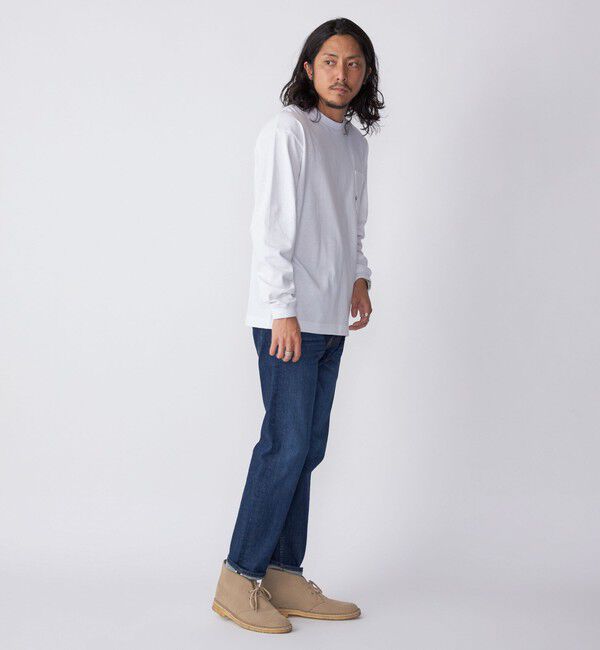 SHIPS「【WEB限定】SHIPS:〈汗染み防止加工〉ワンポイントロゴ ビッグシルエットヘビーウェイトTシャツ」|Tシャツ・カットソー|
