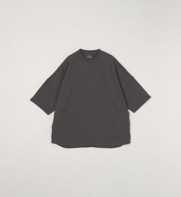 SHIPS any「SHIPS any: COTTON USA ドルマン サイド ポケット Tシャツ 24SS◇」|Tシャツ・カットソー|