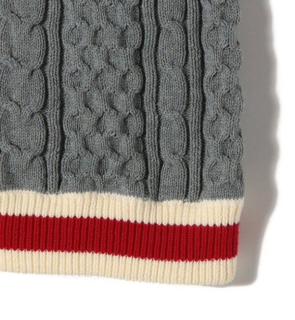 SHIPS for women「【SHIPS別注】LOGAN KNITTING MILLS: チルデン Vネック ベスト」|ベスト・ジレ|