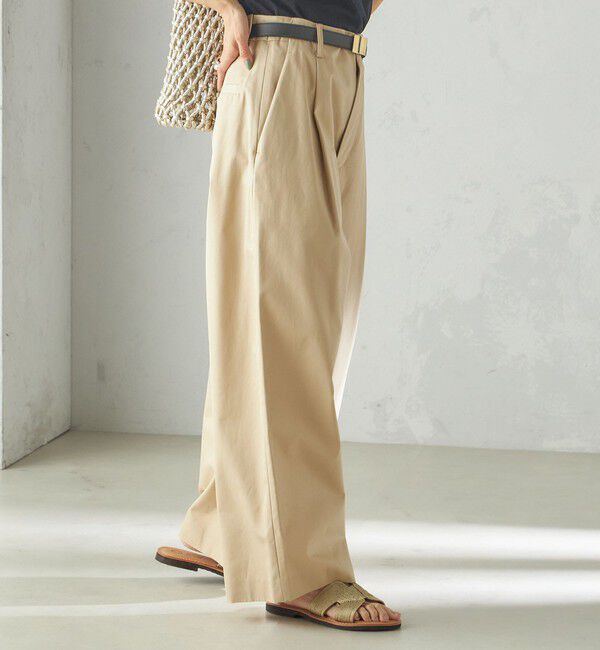 SHIPS for women「SHIPS Primary Navy Label:チノパンツ」|チノ|