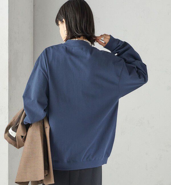 SHIPS for women「【SHIPS別注】Odub:Vネック ロゴ カーディガン」|カーディガン|