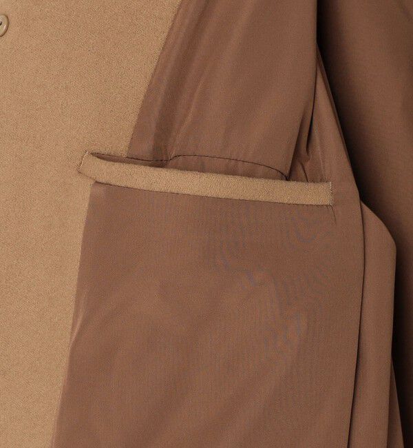 SHIPS any「PURE WOOL MELTON ステンカラー コート 26AW◆」|ステンカラーコート|