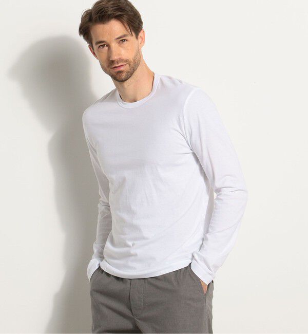 JAMES PERSE「クルーネック長袖Ｔシャツ MLJ3351」|Tシャツ・カットソー|