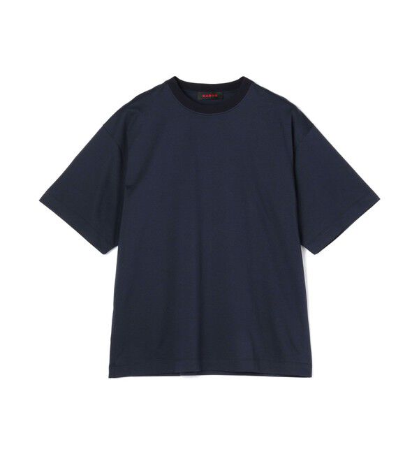 CABaN「CABaN コットン ドロップショルダークルーネックプルオーバー」|Tシャツ・カットソー|69 ネイビー