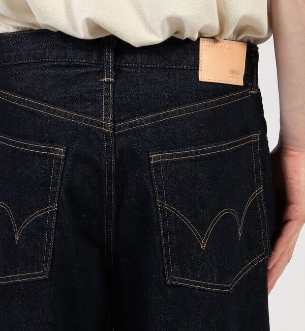 TOMORROWLAND MENS「【別注】EDWIN WIDE STRAIGHT ONE WASHED デニムパンツ」|デニム|