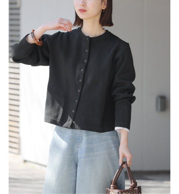 JOURNAL STANDARD relume「《WEB限定追加2》ウォッシャブルスポンジニットクルーネックカーディガン」|カーディガン|