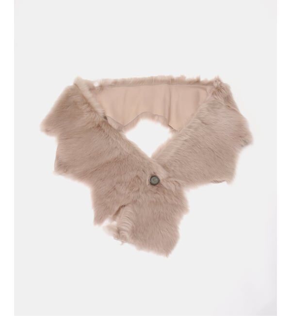 NOBLE「KARL DONOGHUE/カール ドノヒュー Button Scarf」|マフラー|ベージュ A