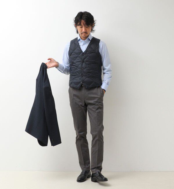 NOLLEY'S goodman「【TAION/タイオン】SINGLE SNAP BUTTON DOWN GILET 26AW」|ダウンベスト・ベスト|