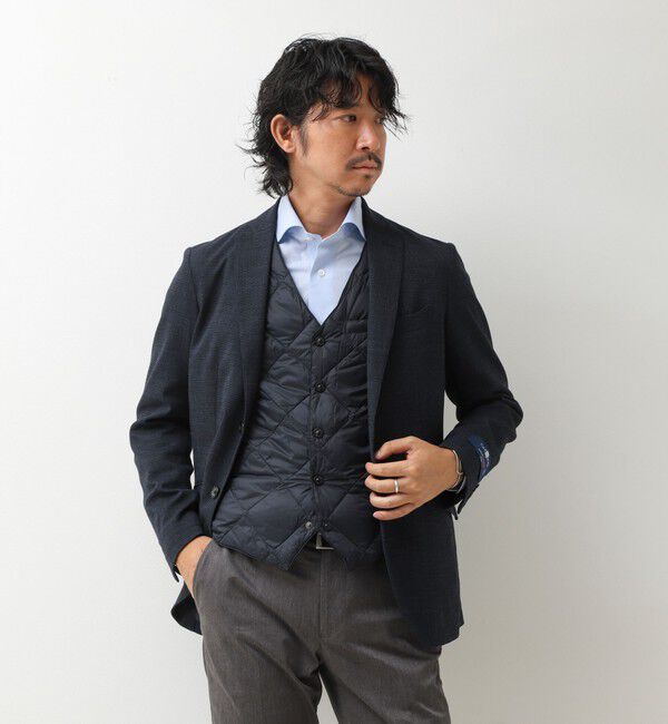 NOLLEY'S goodman「【TAION/タイオン】SINGLE SNAP BUTTON DOWN GILET 26AW」|ダウンベスト・ベスト|