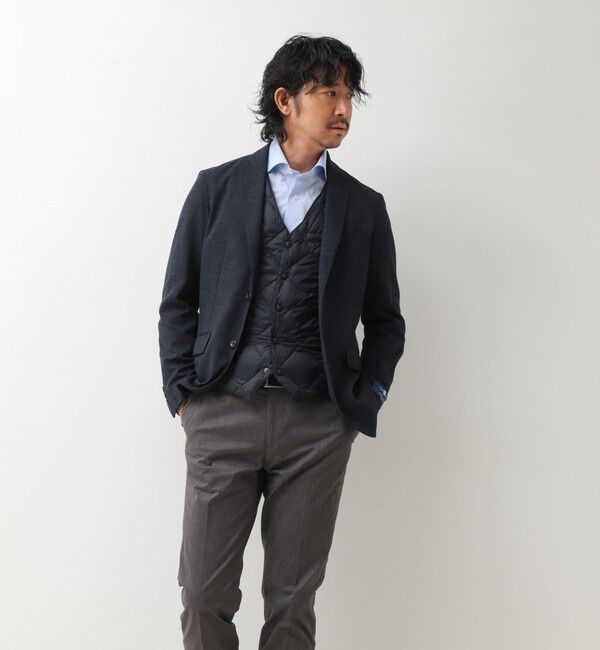 NOLLEY'S goodman「【TAION/タイオン】SINGLE SNAP BUTTON DOWN GILET 26AW」|ダウンベスト・ベスト|