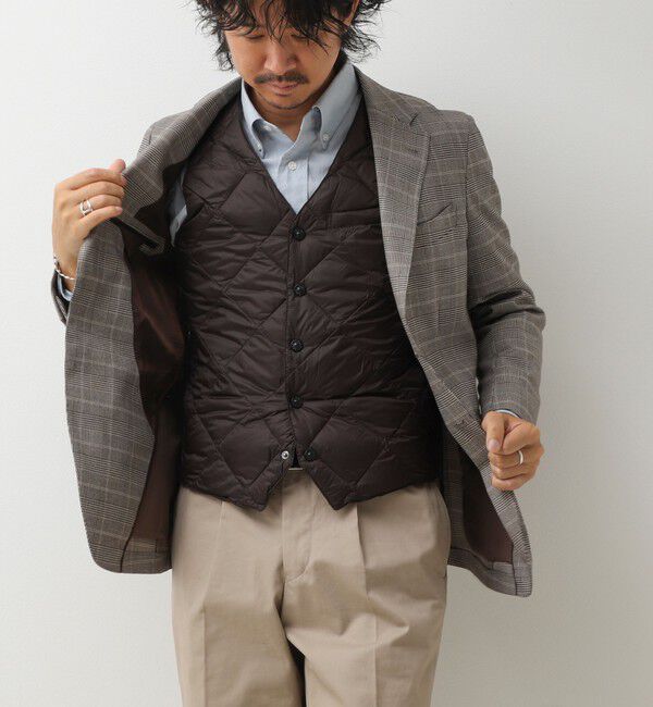 NOLLEY'S goodman「【TAION/タイオン】SINGLE SNAP BUTTON DOWN GILET 26AW」|ダウンベスト・ベスト|