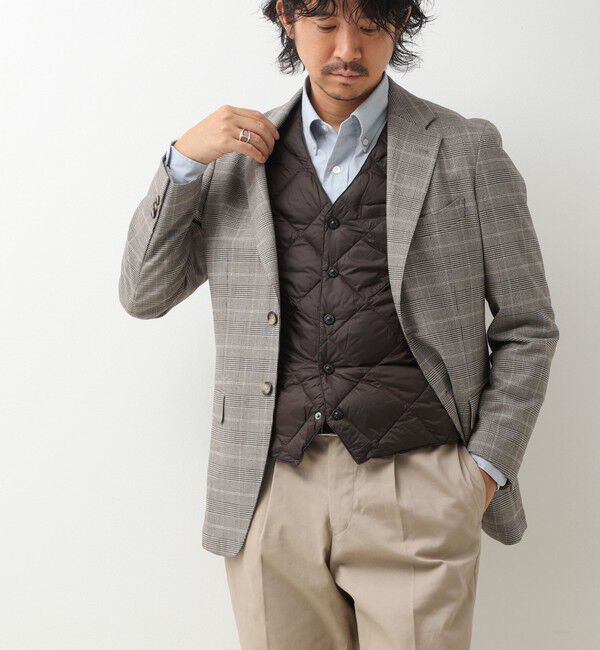 NOLLEY'S goodman「【TAION/タイオン】SINGLE SNAP BUTTON DOWN GILET 26AW」|ダウンベスト・ベスト|