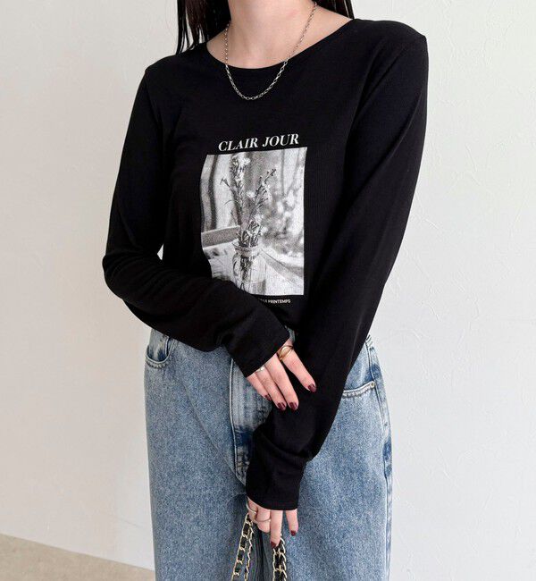 fredy emue「シアーphotoロンTシャツ」|Tシャツ・カットソー|