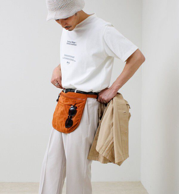 GLOSTER「【UNIVERSAL OVERALL】Ripstop Apron Bag」|ショルダー・メッセンジャー|