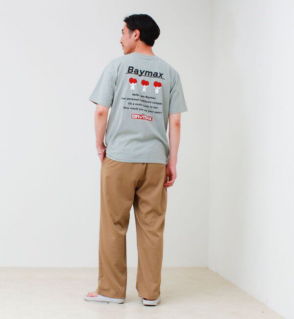 GLOSTER「【ユニセックスで着れる】ベイマックス＆スティッチ バックプリントＴ」|Tシャツ・カットソー|