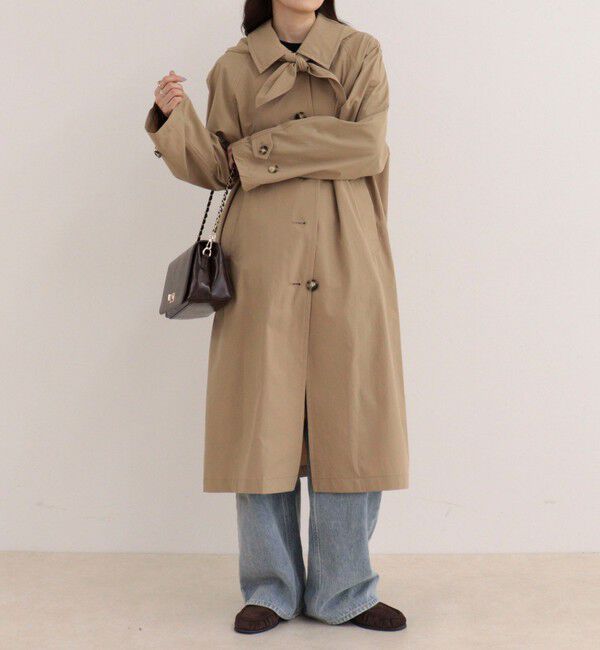 fredy emue「2way撥水ロングコート」|ステンカラーコート|