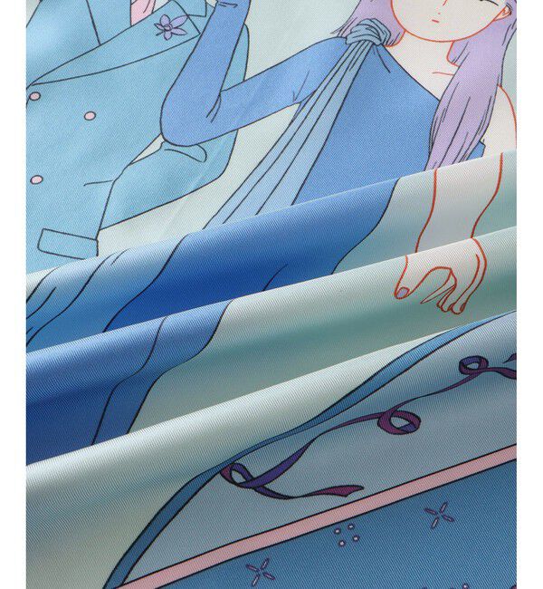 ROPE「【4 ARTIST for ROPE'】コラボ シルクスカーフ/Lサイズ」|バンダナ・スカーフ|