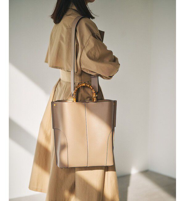 ROPE「【E'POR】BAMBOO BAG Large【通勤】【A4対応】【25AW】」|トートバッグ|