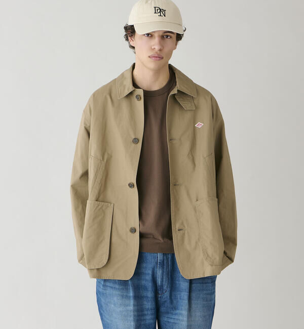 DANTON「DANTON | コットンリネン ワークジャケット MEN」|その他|BEIGE系1