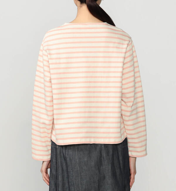 ORCIVAL「ORCIVAL | コットンロード クルーネック ワイドフレンチバスクTシャツ WOMEN」|Tシャツ・カットソー|