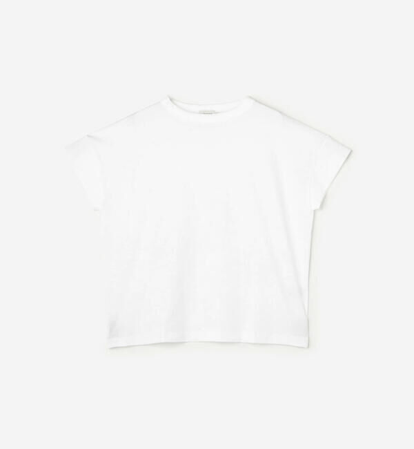 handvaerk「handvaerk | 60/2 ボトルネックTシャツ WOMEN」|Tシャツ・カットソー|WHITE