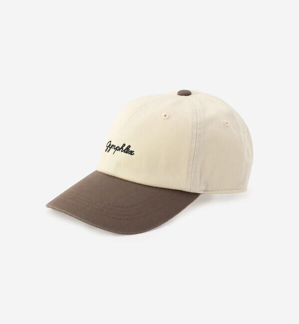 GYMPHLEX「Gymphlex | コットンチノ 配色6Pキャップ UNISEX」|キャップ・キャスケット|BROWN系1