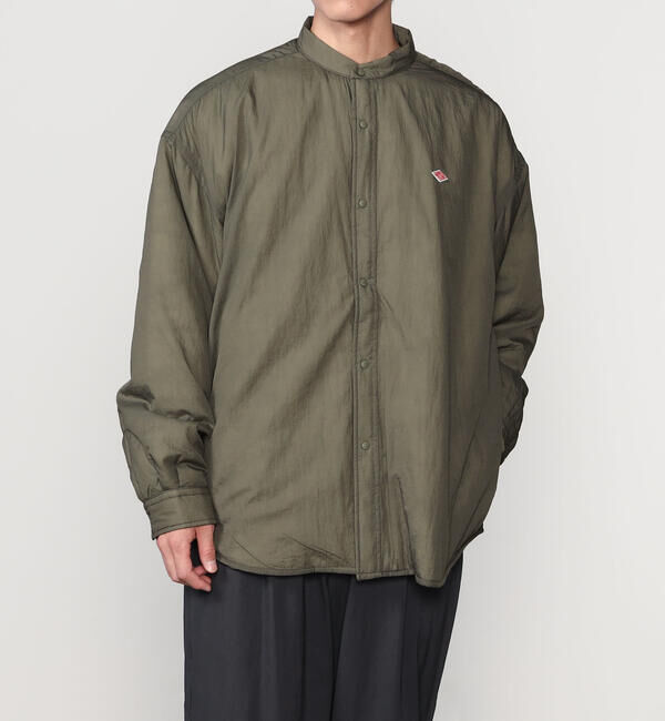 DANTON「DANTON | インサレーション シャツジャケット MEN」|ダウン|OLIVE