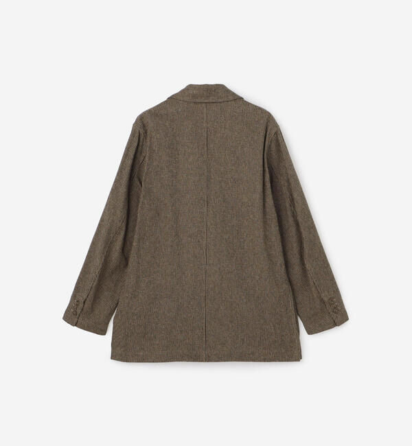  「CHEMISE D'ADAM | 〈別注〉SHIRT JACKET BROWN WOMEN」|テーラードジャケット|
