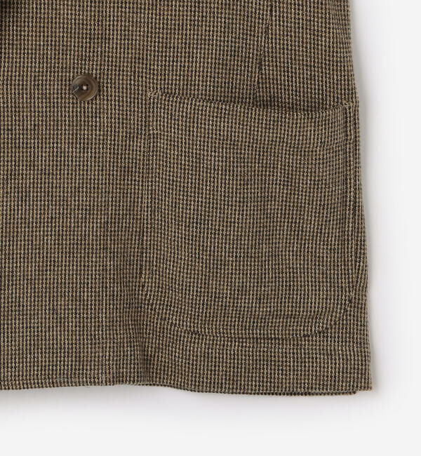  「CHEMISE D'ADAM | 〈別注〉SHIRT JACKET BROWN WOMEN」|テーラードジャケット|